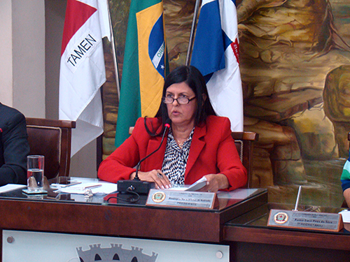 Presidente da Câmara, Vereadora Rosângela Maria Alfenas de Andrade
