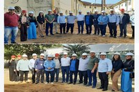  Autoridades visitam as obras do ambulatório de quimioterapia na Colônia Padre Damião