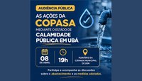 Câmara de Ubá realiza audiência pública sobre ações da Copasa após enchente