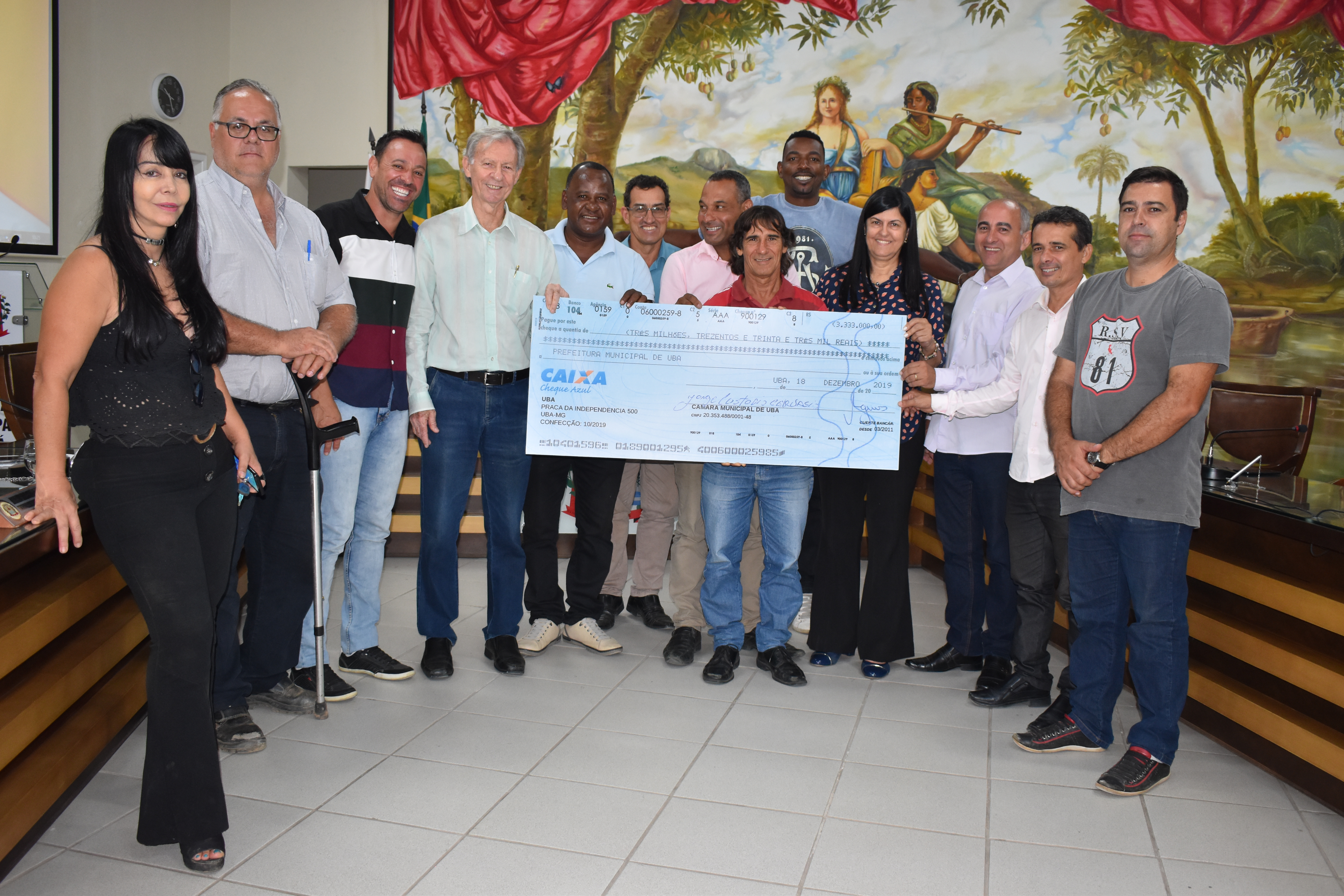 Câmara devolve mais de R$ 3 milhões aos cofres públicos