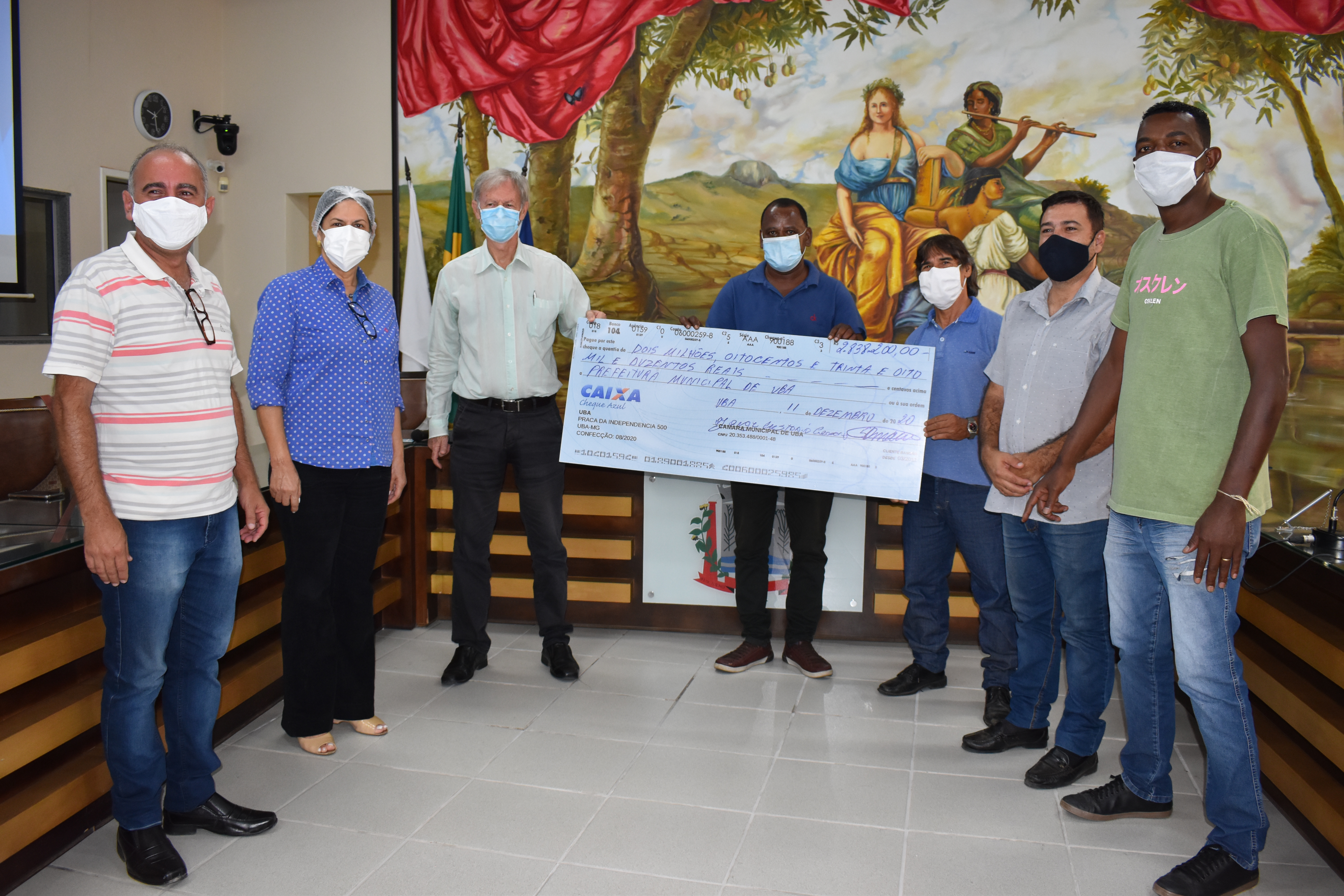 Câmara devolve R$ 2.838.200,00 aos cofres públicos