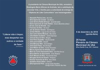 Câmara e Femac realizam sessão solene de entrega do Diploma de Líder Comunitário