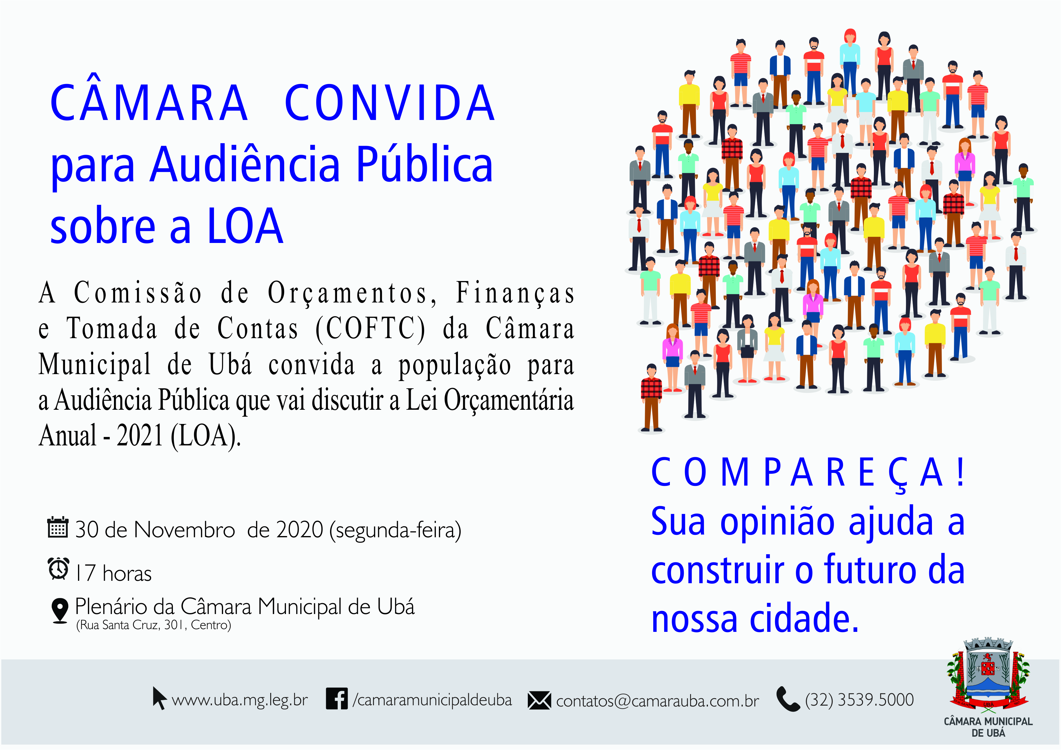 Câmara realiza audiência pública sobre a LOA