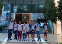 Câmara recebe visita dos alunos da Escola Municipal Professora Rosalina Brandão