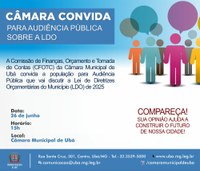 CFOTC realiza audiência pública para discutir a LDO de 2025