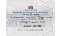 CFOTC realiza audiência pública para prestação de contas do 1º quadrimestre de 2026