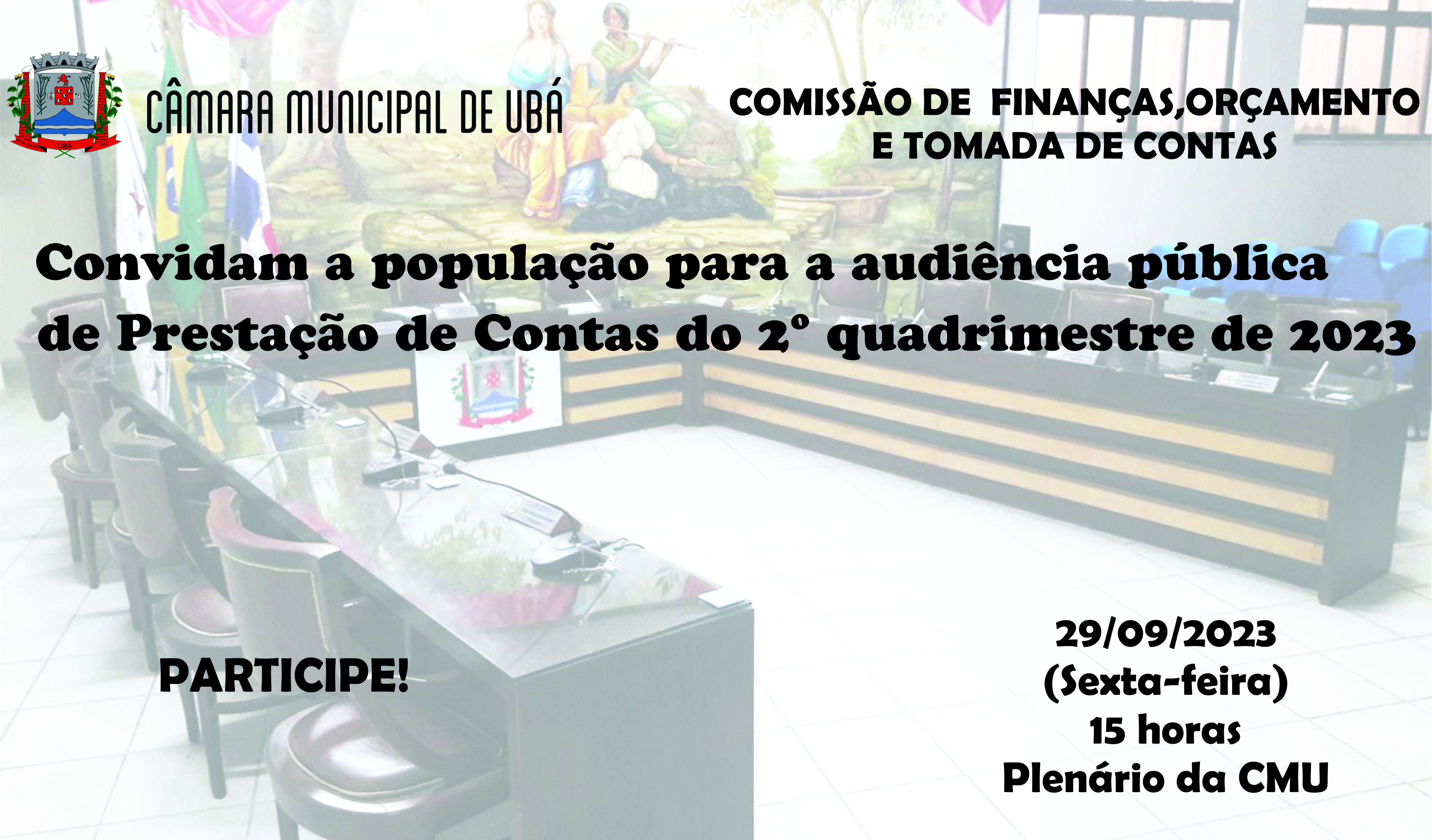 CFOTC realiza audiência pública para prestação de contas do 2º Quadrimestre de 2023