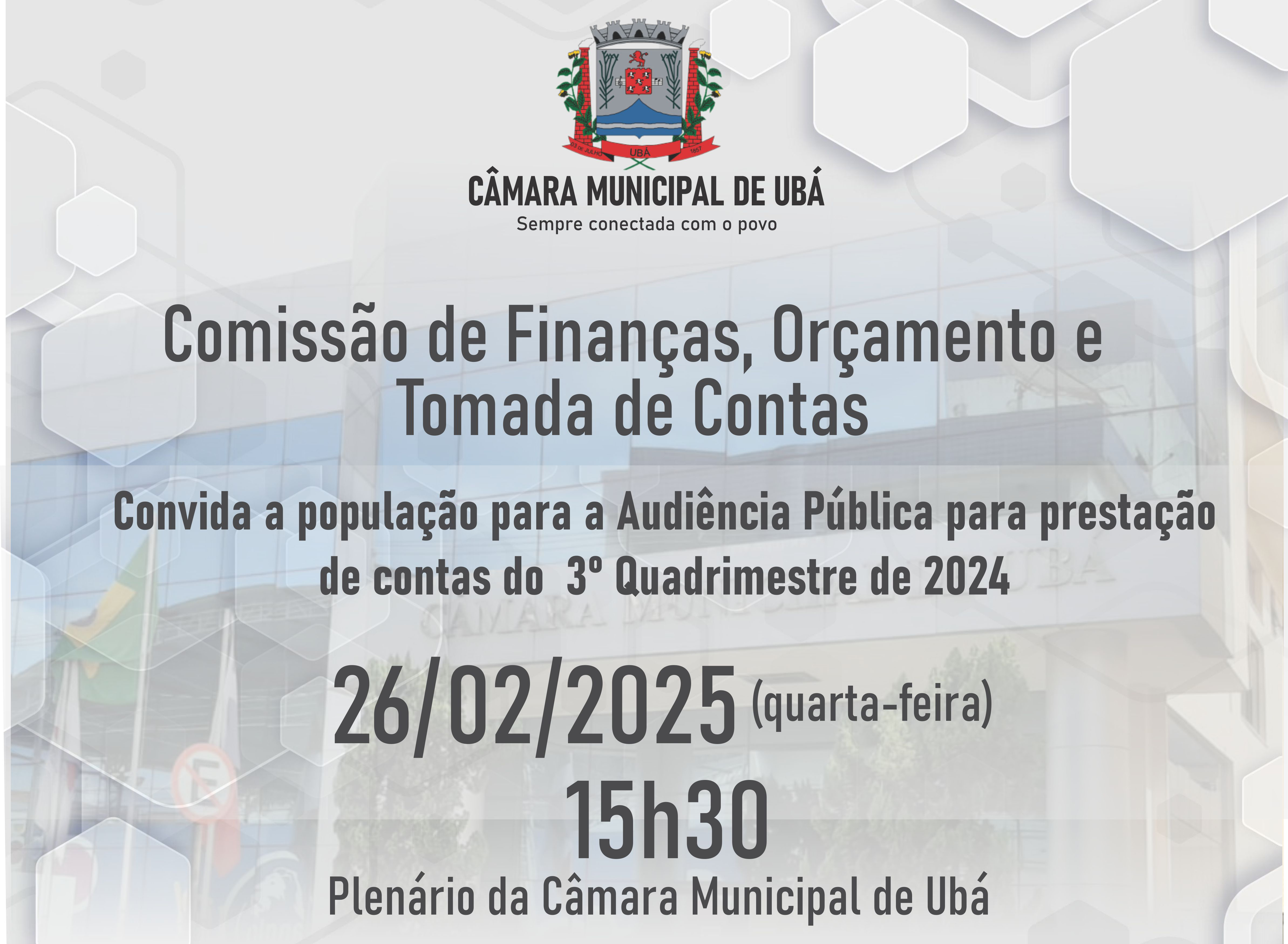CFOTC realiza audiência pública para prestação de contas do 3º quadrimestre de 2024