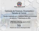 CFOTC realiza audiência pública quadrimestral