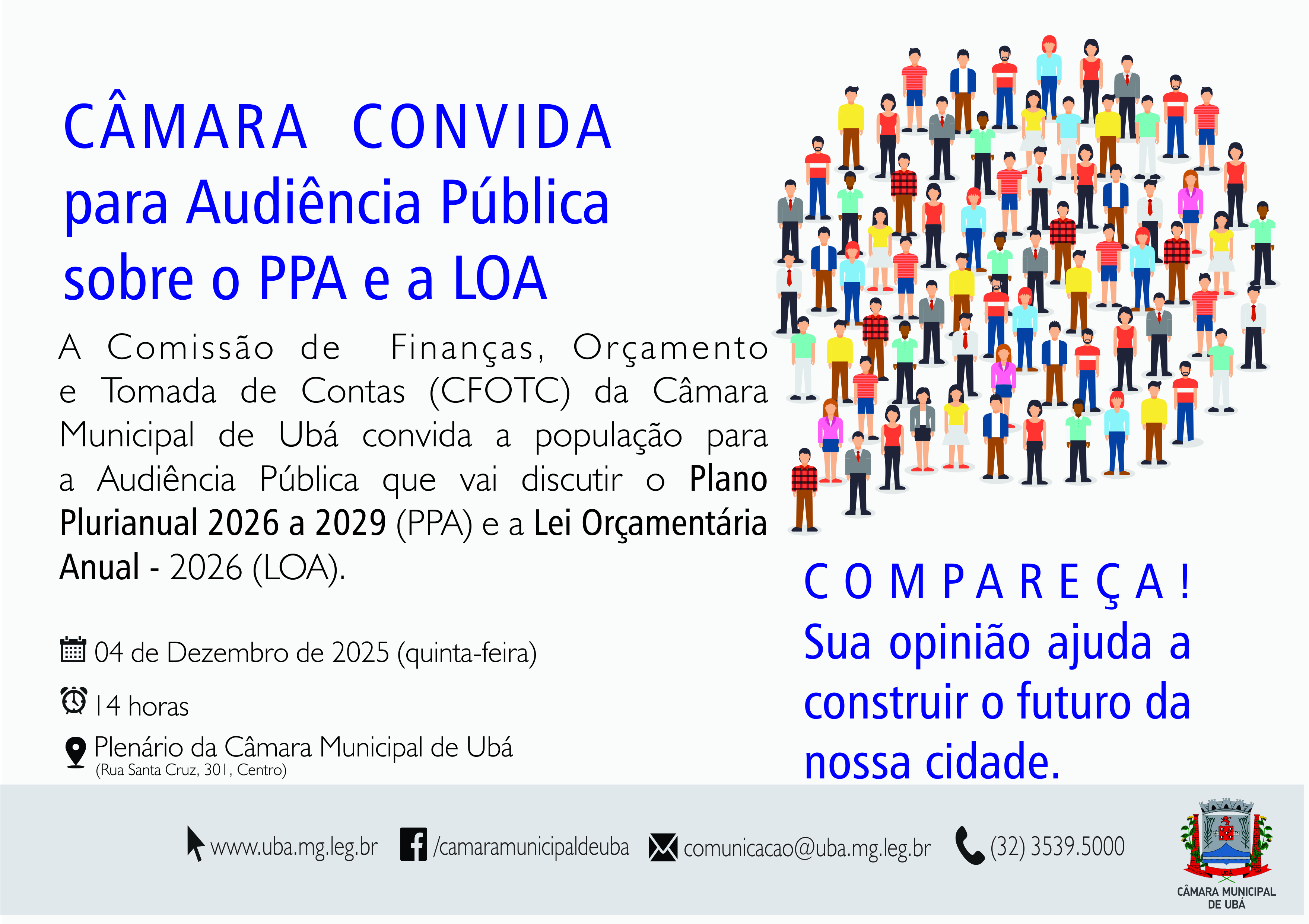 CFOTC realiza audiência pública sobre o PPA e LOA