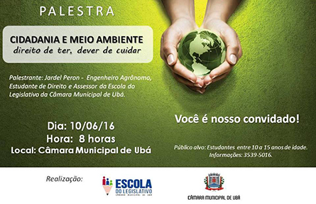 CMU comemora dia do Meio Ambiente com palestra na próxima sexta-feira