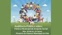 CMU realiza audiência pública sobre Política Municipal de Inclusão Social