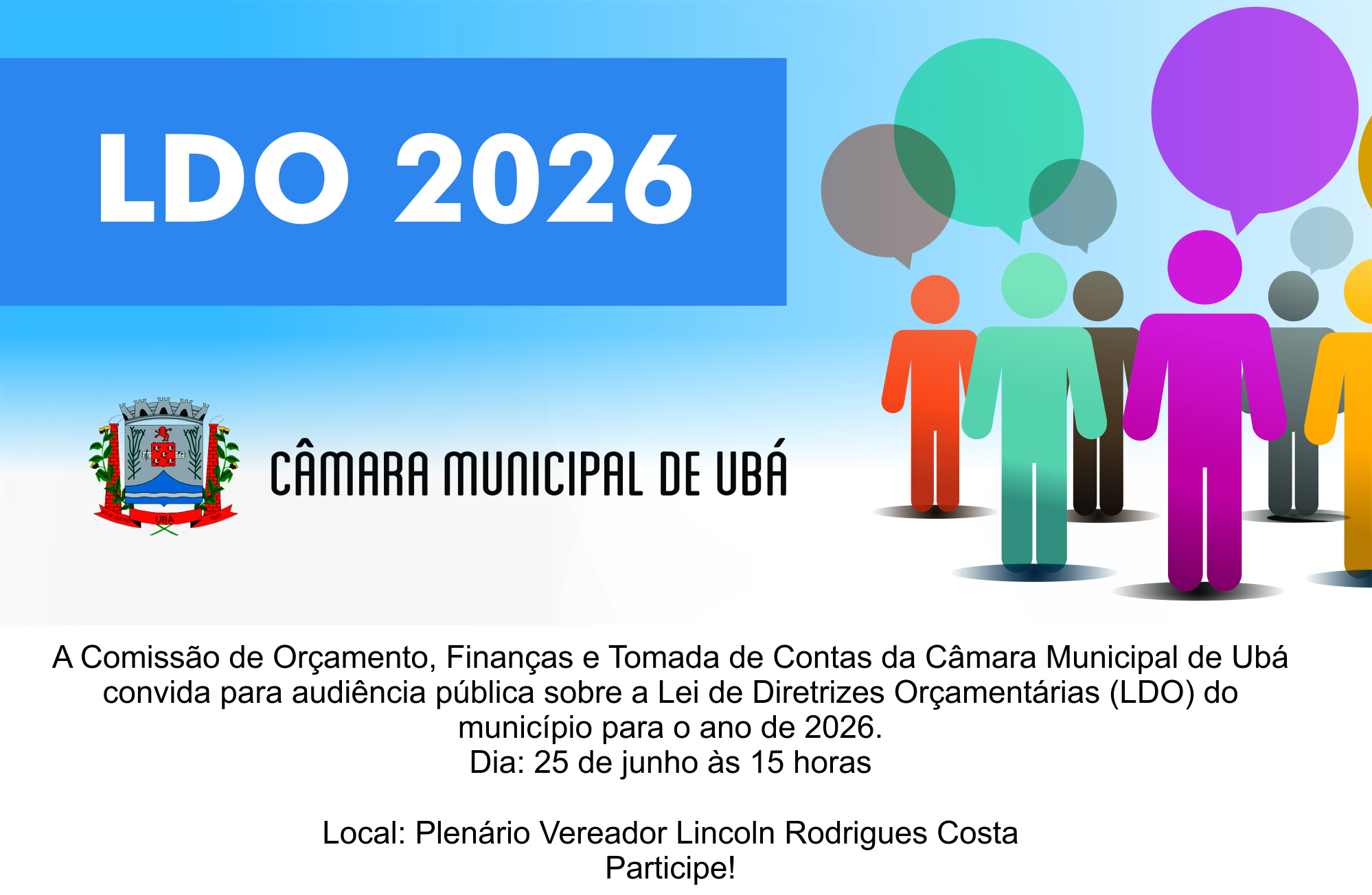 COFTC realiza audiência pública para discutir sobre a LDO