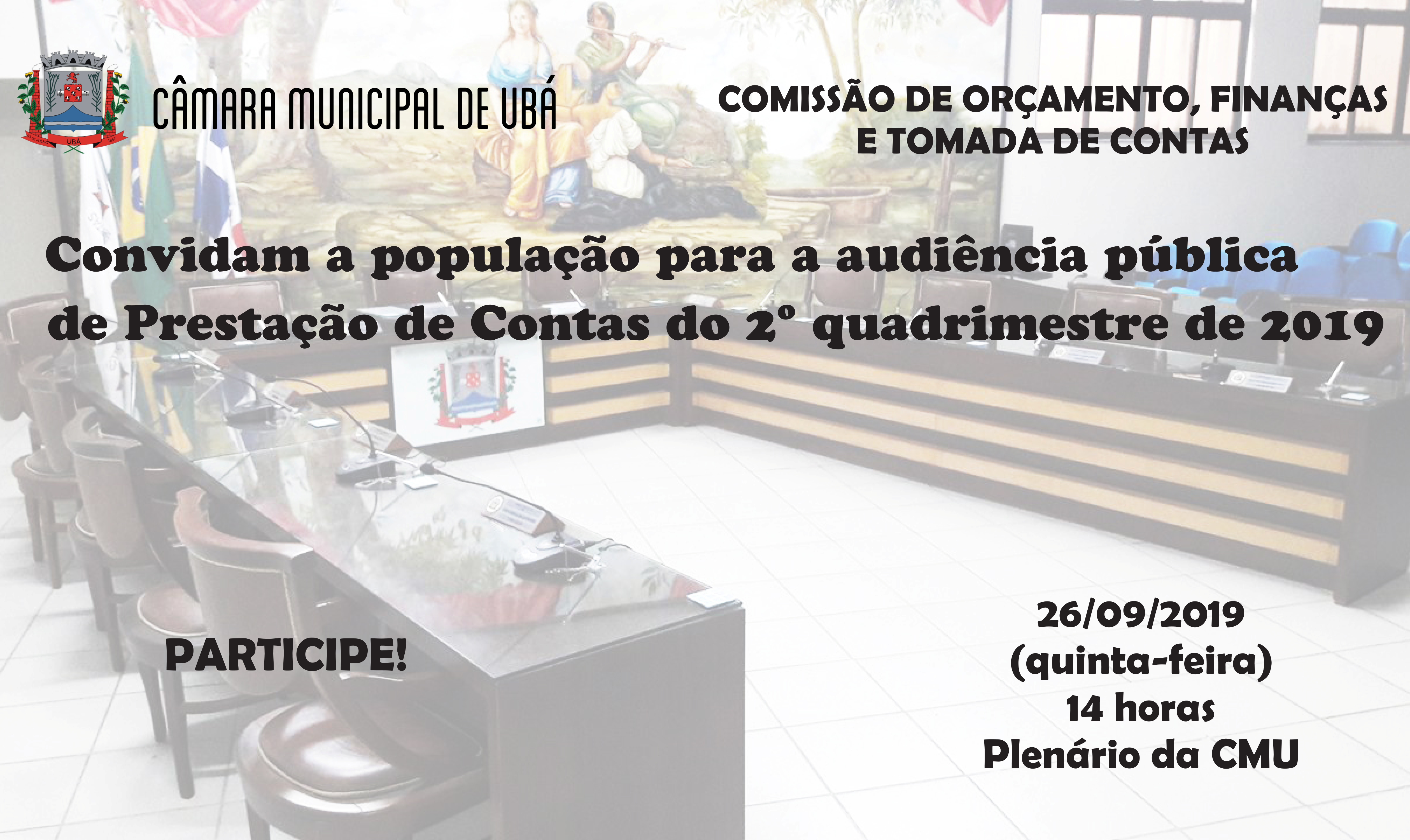 COFTC preside audiência pública para prestação de contas