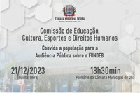 Comissão de Educação realiza audiência pública sobre o Fundeb