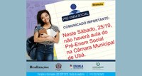 Comunicado sobre o Pré-Enem Social