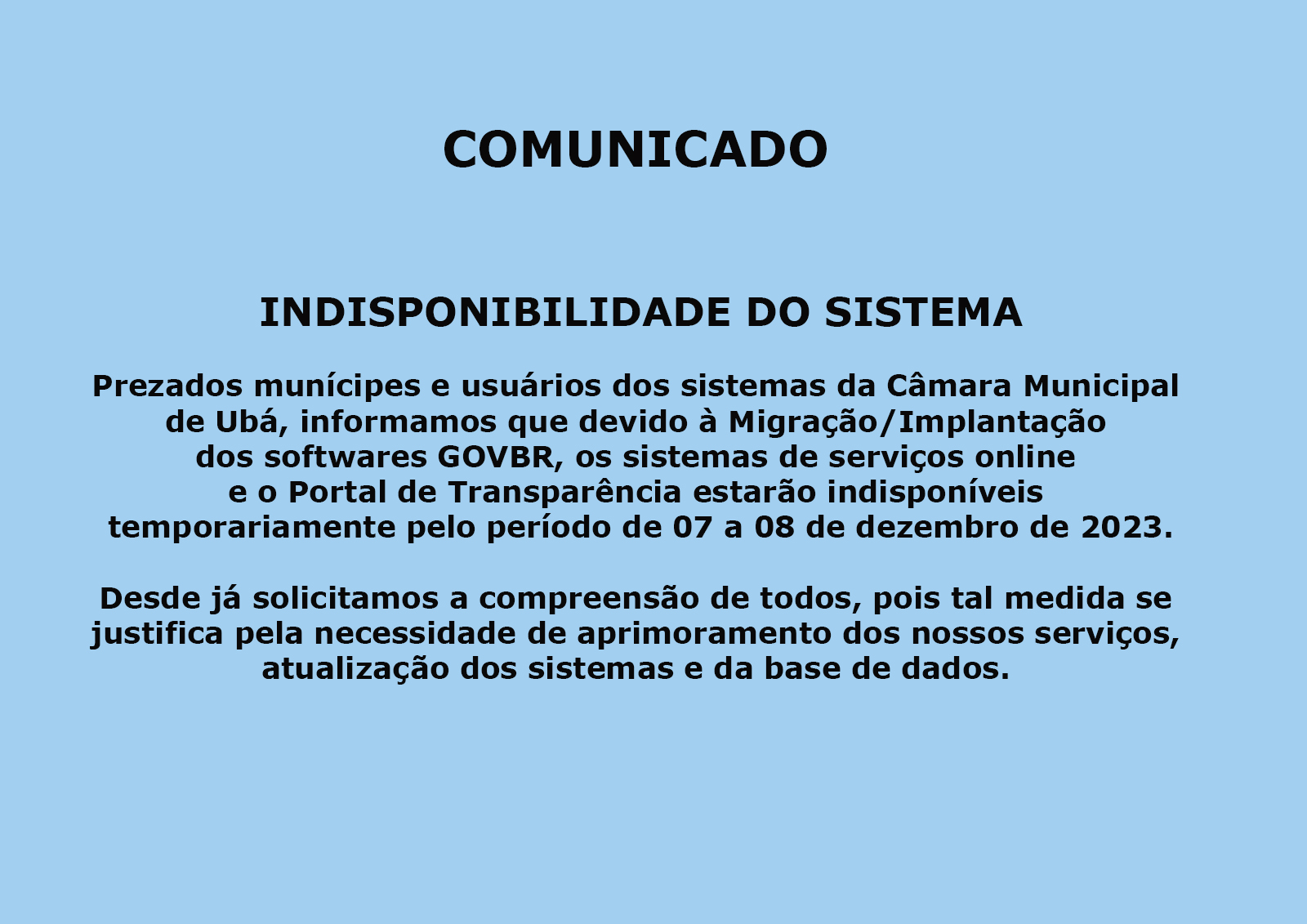 Comunicado