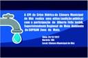 CPI da Crise Hídrica da CMU realiza audição pública na próxima semana