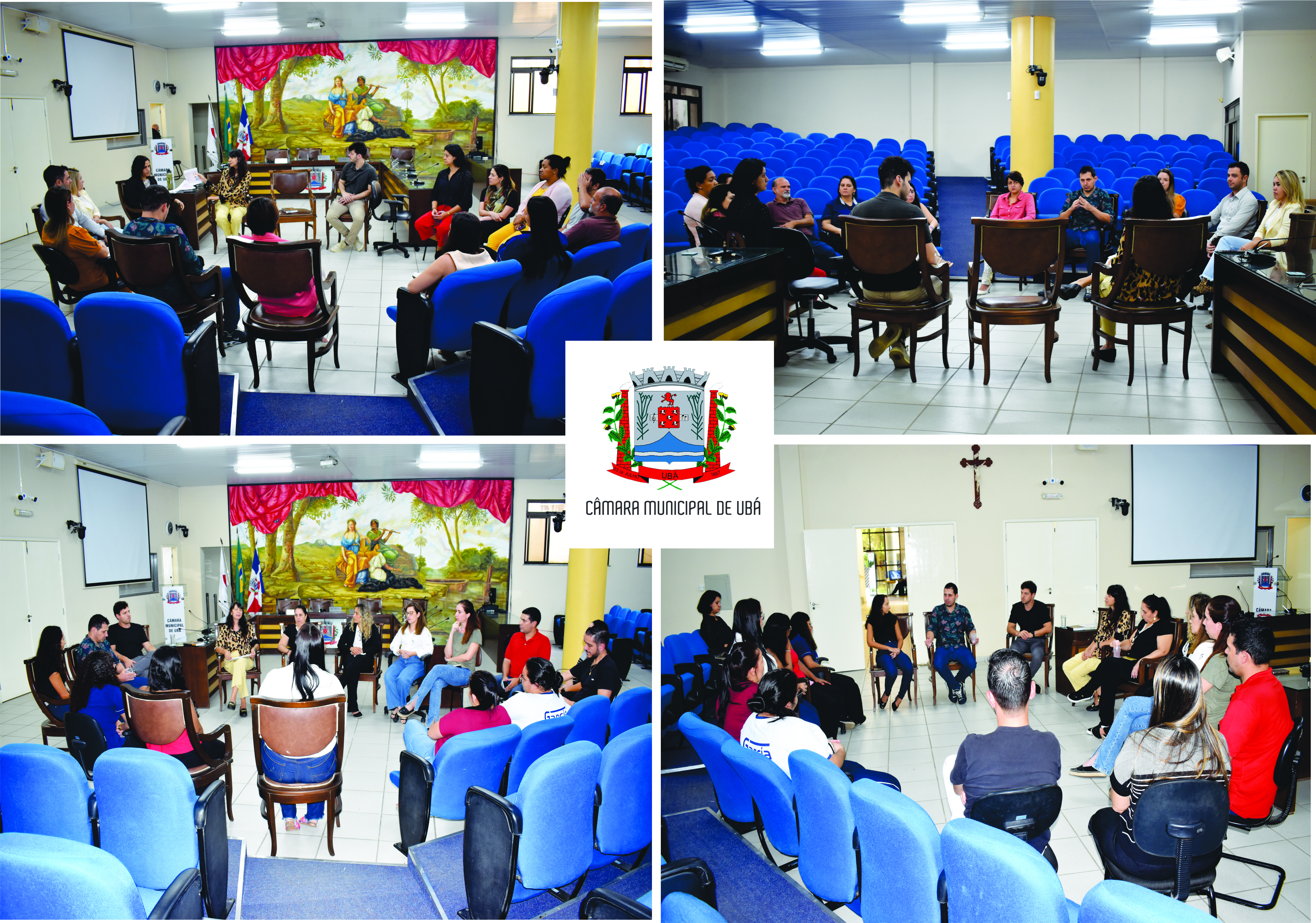 Escola do Legislativo da Câmara Municipal de Ubá realiza "Roda de Conversa sobre saúde mental no trabalho"