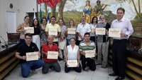 Escola do Legislativo entrega certificados do curso sobre o tema:  “Câmara Municipal e Meio Ambiente”