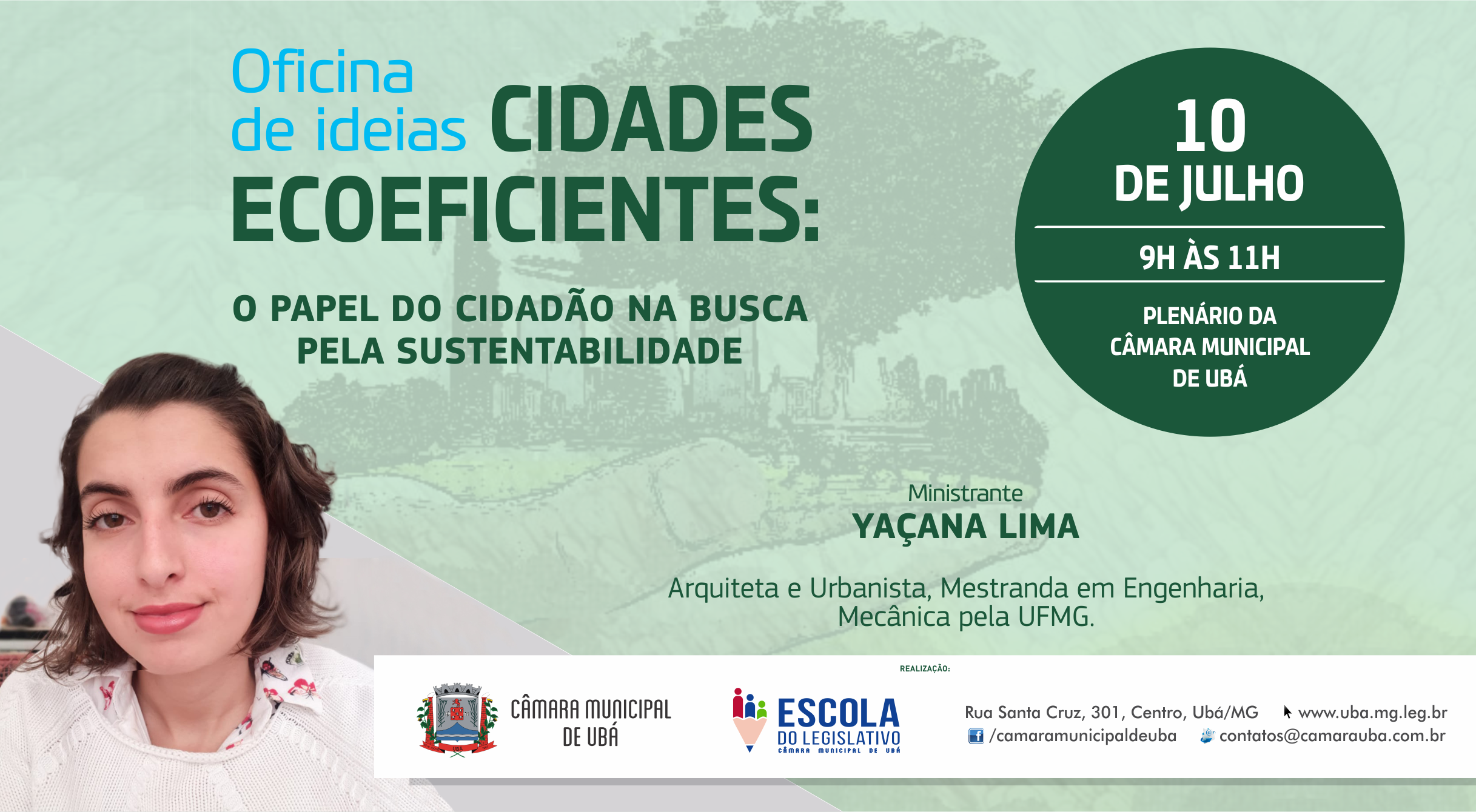 Escola do Legislativo realiza oficina de ideias cidades ecoeficientes
