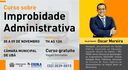Estão abertas as inscrições para o curso sobre improbidade administrativa