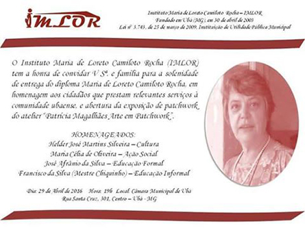 IMLOR realiza cerimônia de entrega de diploma na Câmara