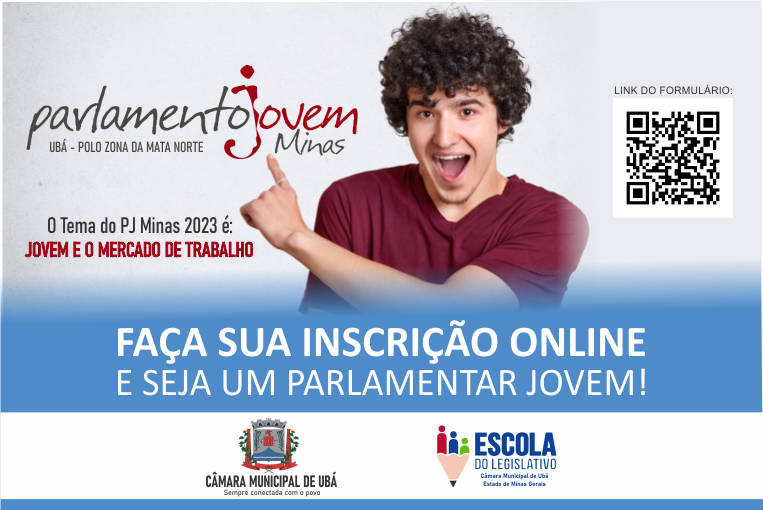 Inscrições abertas para o Parlamento Jovem de 2023