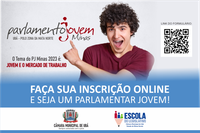 Inscrições abertas para o Parlamento Jovem de 2023