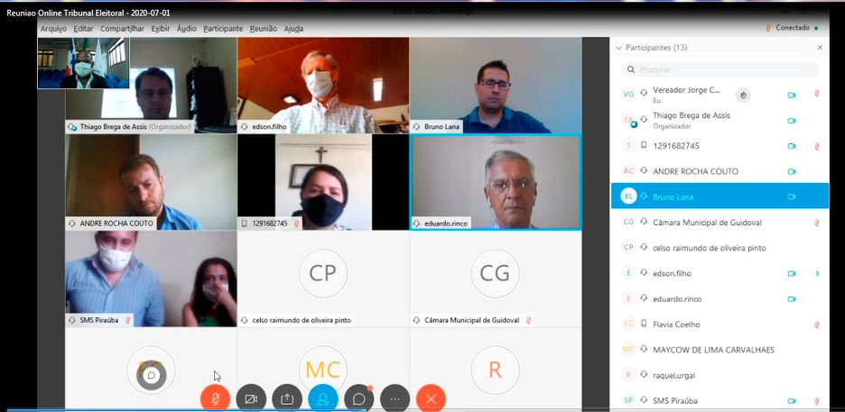 Justiça Eleitoral de Ubá promove videoconferência
