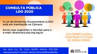 LDO 2020 prevê queda da arrecadação municipal