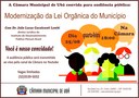 Modernização da Lei Orgânica do Município de Ubá será discutida em audiência pública
