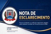 NOTA DE ESCLARECIMENTO