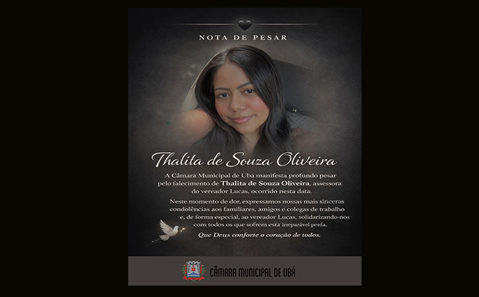 NOTA DE FALECIMENTO E COMUNICADO DE LUTO