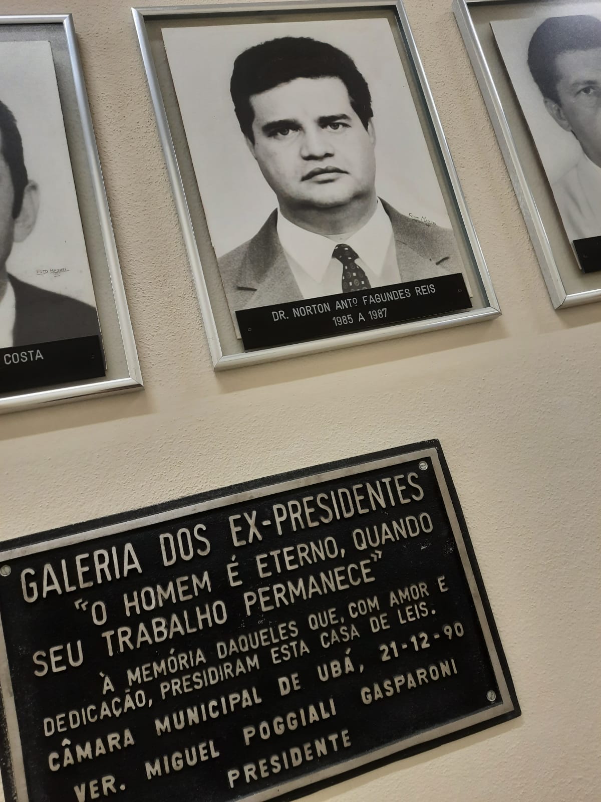 Poder Legislativo presta homenagem póstuma ao seu ex-presidente, Norton Antônio Fagundes Reis