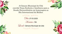 Poder Legislativo realiza sessão extraordinária em homenagem ao Dia Internacional da Mulher