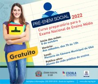 Inscrições abertas para o Pré-Enem Social da CMU 