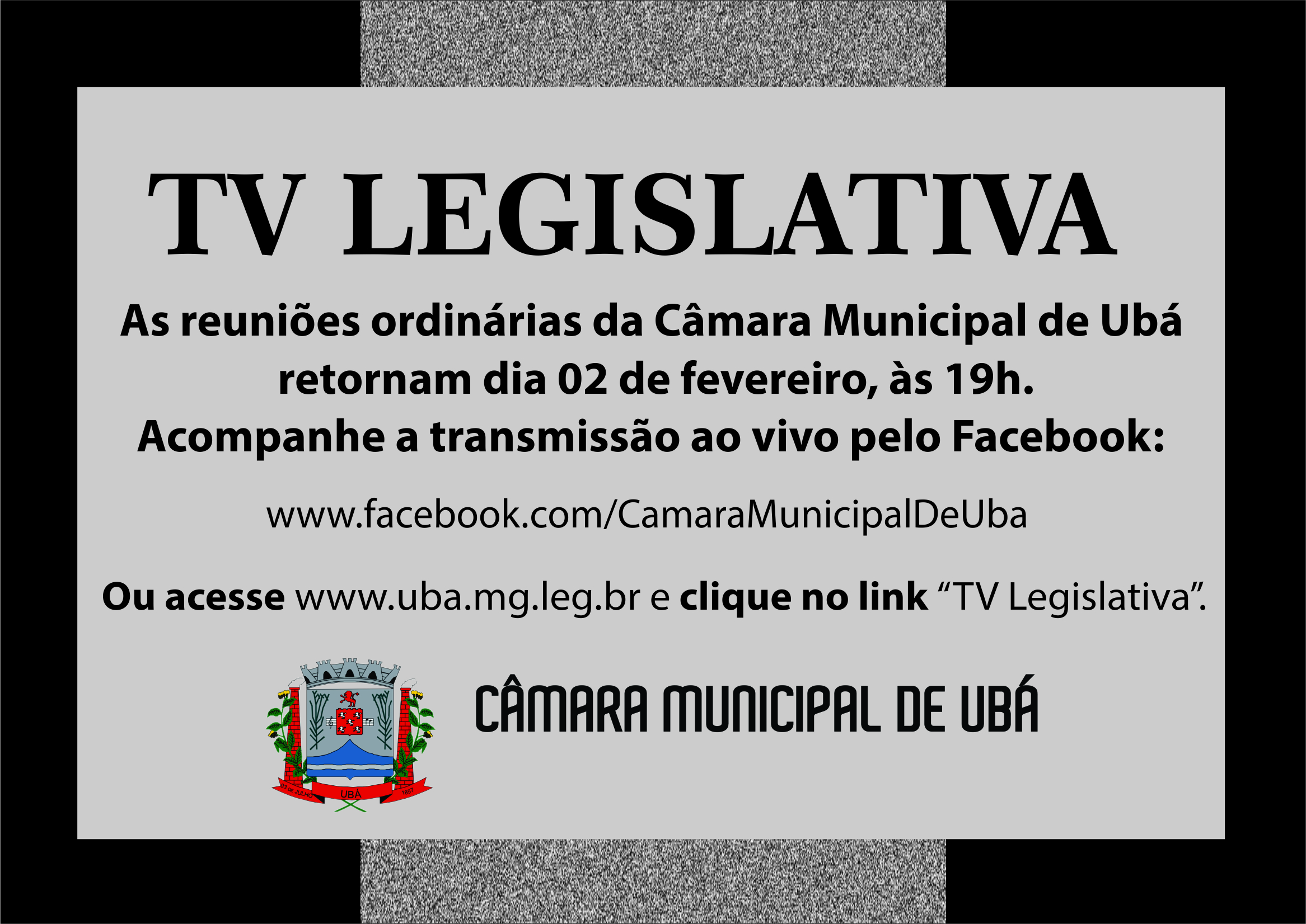 Reuniões plenárias voltam no próximo dia 02 com restrições