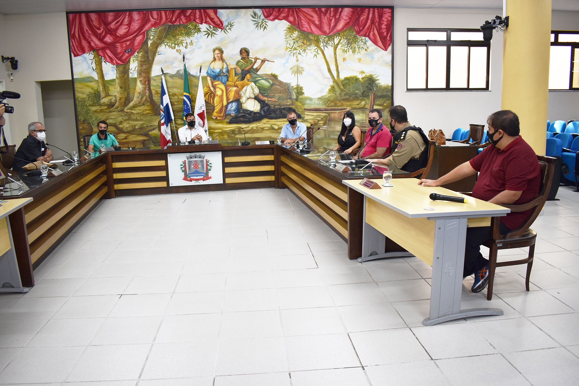 Segurança Pública na cidade é pauta de reunião entre vereadores e comandante da PM local