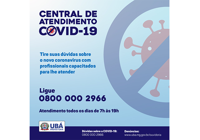 Ubá cria novos serviços de atendimento por telefone e mensagem   
