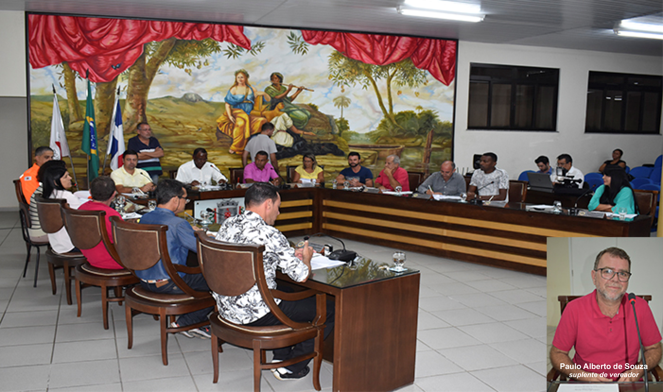 Vereadores aprovam quatro projetos de lei e reunião ordinária teve a participação de suplente de vereador  e convidados