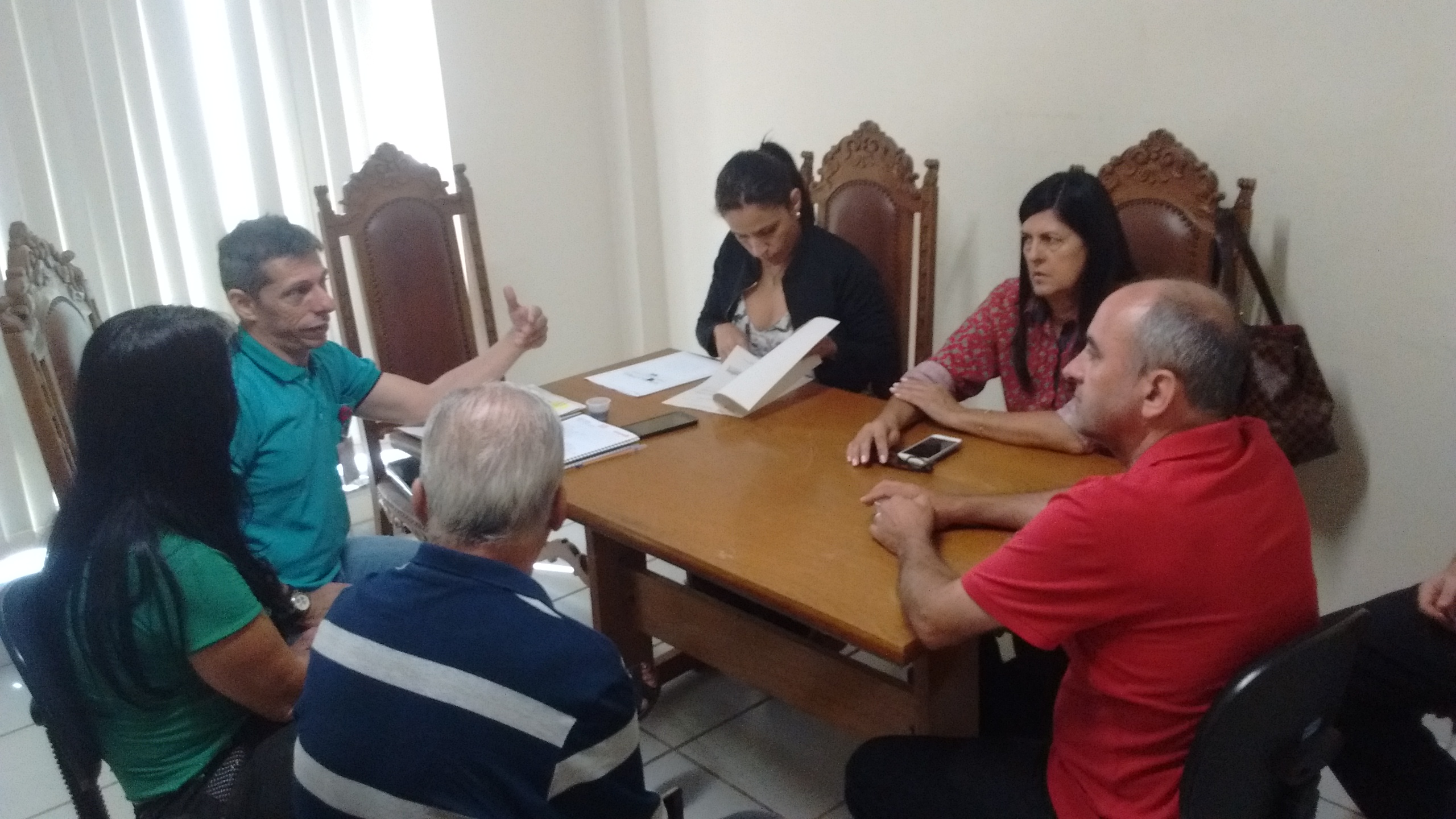Vereadores reúnem-se com o gerente de Fiscalização Operacional da Arsae